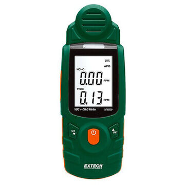 VOC/Formaldehyde Meter, 0.00 to 9.99 ppm TVOC, <2 sec Response Time