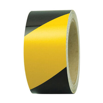Engineer Grade Reflective Tape, Yellow/Black, 2 in x 30 ft