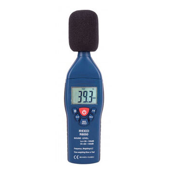 Sound Level Meter, LCD Display, 30 to 130 dB, +/-1.4 dB, 0.1 dB Resolution