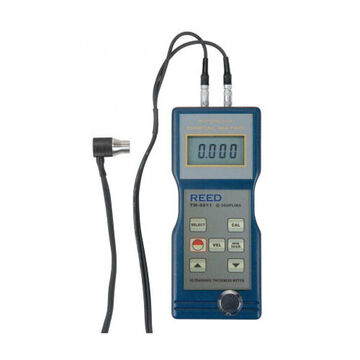 Ultrasonic Thickness Gauge, LCD Display, 7.9 in, 0.004 in Resolution