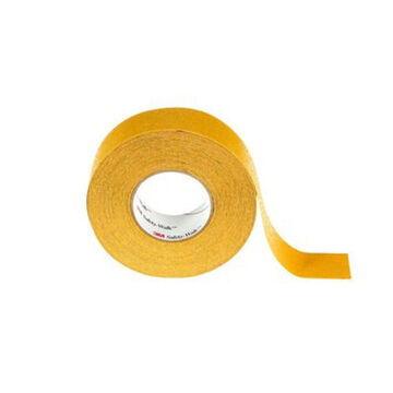 Slip-Resistant Tape, 60 ft lg, 2 in wd, Poly Coated Paper Backing, PSA Adhesive, Mineral Anti-slip