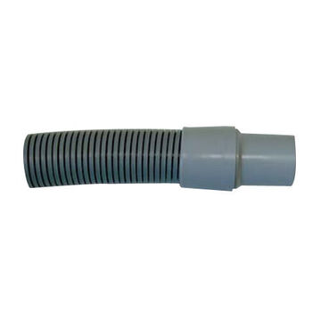 Heavy Duty Vacuum Hose, 1.25 in x 1.68 in x 50 ft, Gray