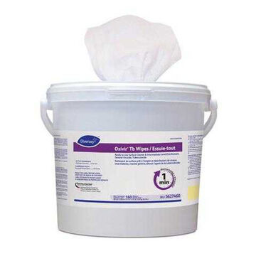 TB Large Wipes, 11 in x 12 in, 160 Count, White