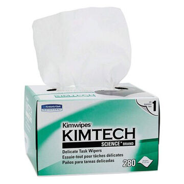 Kim Small Wipes, 4.4 in x 8.4 in, 1 Ply, 280 Count, White