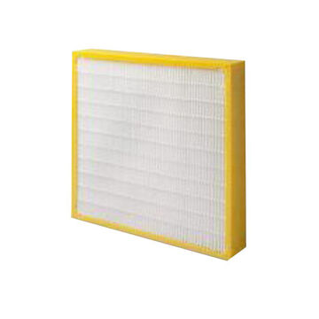 Mini Pleated Air Filter, Dual Gradient Synthetic, 12 in x 24 in x 4 in, MERV 11