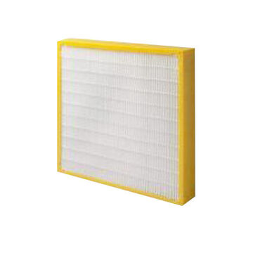 Mini Pleated Air Filter, Dual Gradient Synthetic, 12 in x 24 in x 4 in, MERV 14