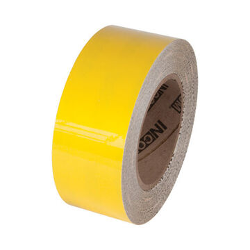 Floor Marking Tape, Yellow, 3 in x 100 ft x 7.7 mil