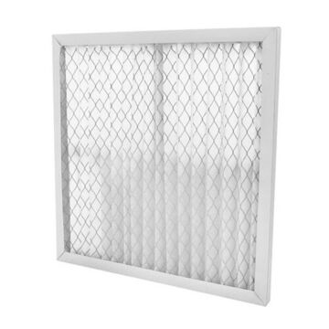 Pleated Air Filter, 16 in X 16 in X 0.8 in, Synthetic Fiber