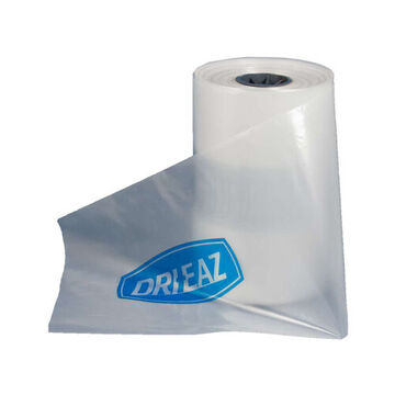 Layflat Ducting, 8 in x 500 ft Roll x 4 mil, Polyethylene, Clear