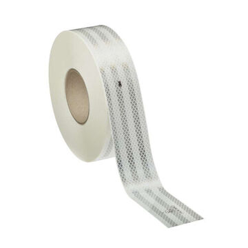 Conspicuity, Retroreflective Marking Tape, White, 6 in x 50 yd