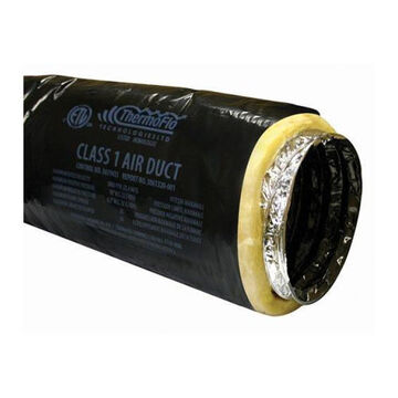 Flexible Ducting, 12 in x 25 ft Roll, Polyethylene, Black