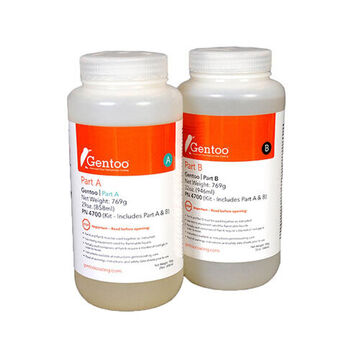 Kit de revêtement hydrofuge, 1 qt, transparent, liquide
