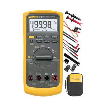 Digital Service/Combo Multimeter Kit, 50 Mohm, 1000 V, 10 A (20 A for 30 sec Maximum)