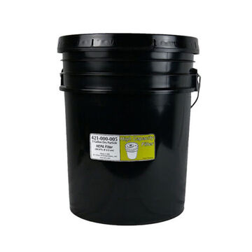 Seau de filtre HEPA, 5 gal, 0.3 micron, 11.91 pouce x 14.5 pouce, noir