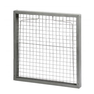 Pad Holding Filter Frame, 24 in x 2 in, Galvanized Steel