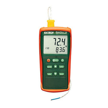 Type K Single Input Thermometer, LCD