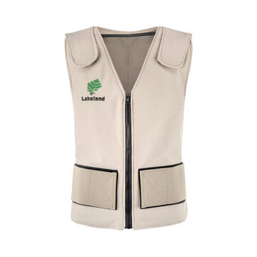 Phase Change Cooling Vest, Polycotton, Khaki, One Size