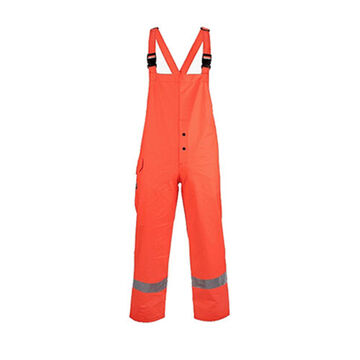 Bib Pant, X-Large, Orange, Polyurethane