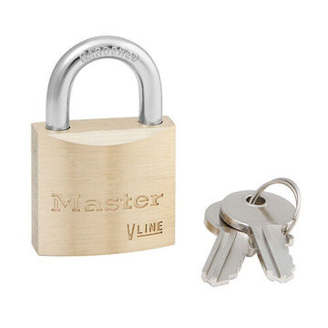 Solid Body Padlock 1-1/8 In Wide, Brass