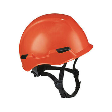 Sure Lock II Hard Hat, Orange, Polycarbonate, Wheel Ratchet Adjustment