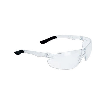 Rimless Safety Glass, Universal, Clear Polycarbonate Lens, Clear Polycarbonate Frame, 3A Coating