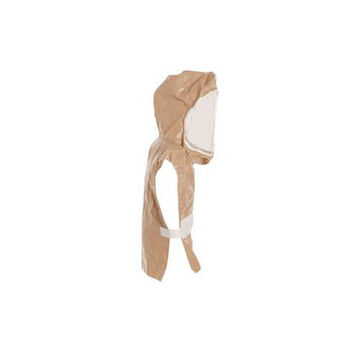 Medium Duty, Disposable Hood, Universal, Tan, Polypropylene