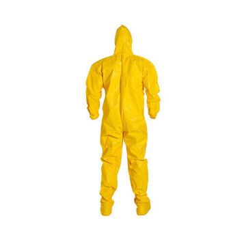 Chemical Resistant Protective Coverall, 3X-Large, Yellow, Tychem® 2000 Fabric