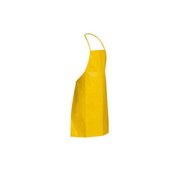 Disposable, Bib Apron, Universal, Yellow, Polyethylene Coated Hdpe, Tychem® 2000