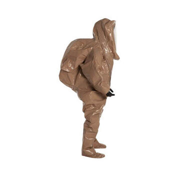 Encapsulated Level A Protective Suit, X-large, Tan, Tychem® Responder® Csm