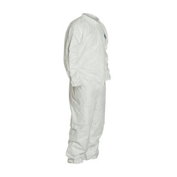 Chemical Resistant Protective Coverall, 2X-Large, White, Tyvek® 400 Fabric