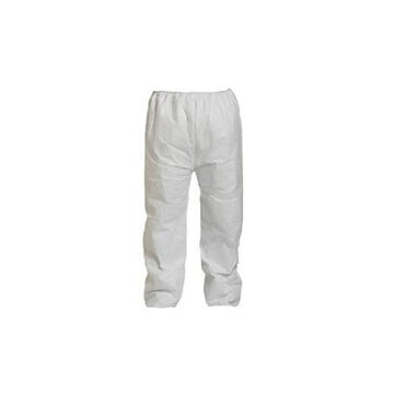 Disposable Pant, Medium, White, Tyvek® 400 Fabric