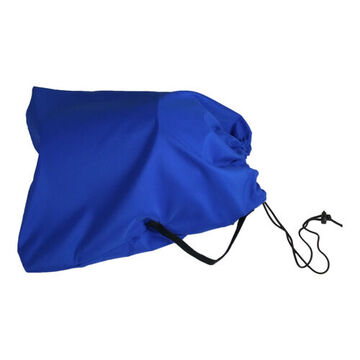 Sac de rangement avec capuchon rigide et bouclier, 15 pouce x 20 pouce, bleu royal, nylon, cordon de serrage