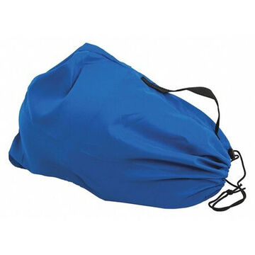 Sac de rangement avec capuchon rigide et bouclier, 15 pouce x 20 pouce, bleu royal, nylon, cordon de serrage