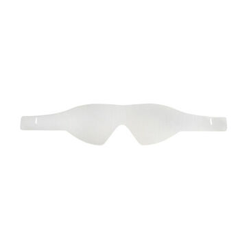 Disposable, Tear-Off Goggle Visor, Clear, For High Dust or Muddy Working Environments, Goggle Shield