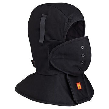 Doublure de chapeau ignifuge, universelle, sergé poly/coton, noir