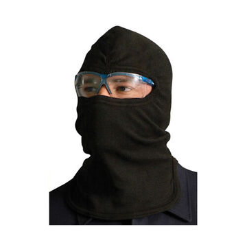 Balaclava Arc Flash Hood, 18 in, Black, Carbon Knit, 23.3 cal/cm2 