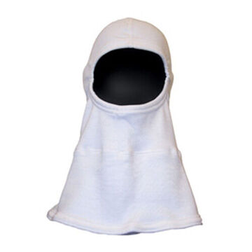 Balaclava, Full Face Arc Flash Hood, Universal, White, 80% Lenzing FR, 20% Nomex, 10 cal/cm2 