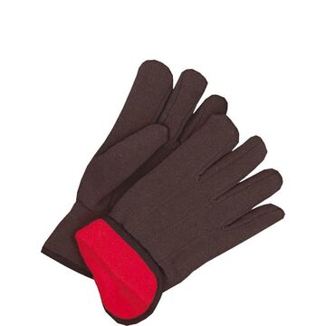 Glove Cotton Jersey Knitwrist Fleece Lined