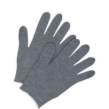 Seamless Knit Poly-cotton Glove Grey