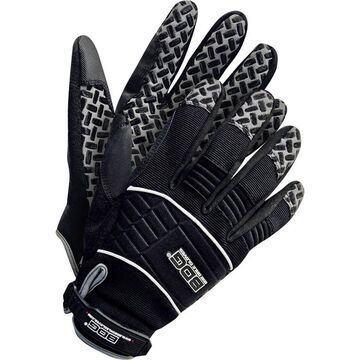 Super Grip Performance, Work Gloves, Black, 4-way Stretch Fabric Backing