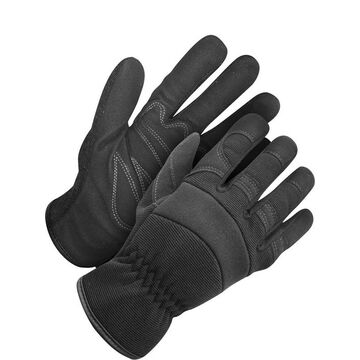 gants en cuir Performance, noir