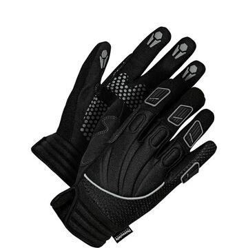 Leather Gloves Ladies Mechanic, Neoprene Backing