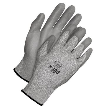 Coated Gloves, Gray, 13 Ga Hppe Backing