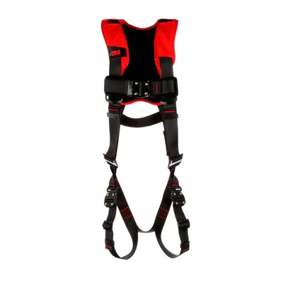 Safety Harness Full Body And Positioning, Medium/large, Zinc Plated Steel D-ring, Black, 420 Lb