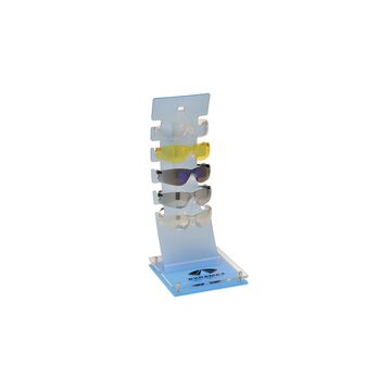 5 Place Glasses Table Display Blue