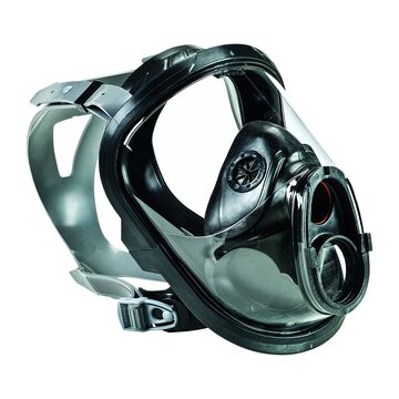 Respirator Full Facepiece, 8.386 In Size, Black