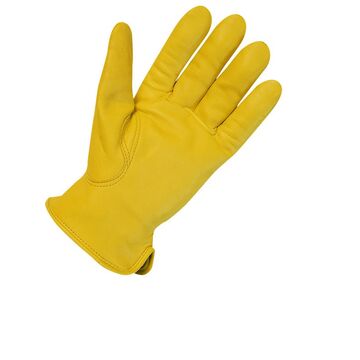 Gloves, Large, Sheepskin Palm, Yellow, Left and Right Hand