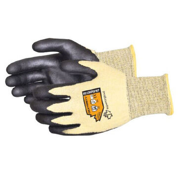 High Dexterity Safety Gloves, No. 10, Yellow, Kevlar Composite Blend