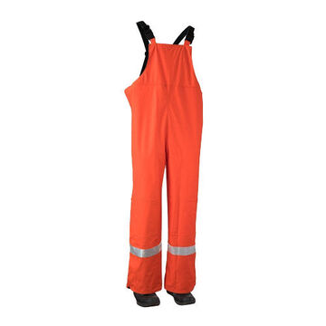 Pantalon de pluie haute visibilité, orange, polyuréthane