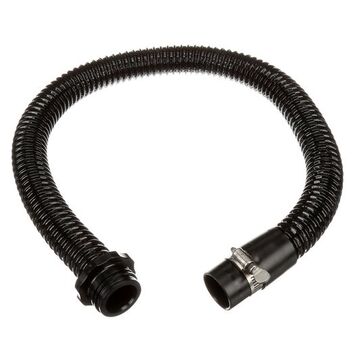 Respiratory Breathing Tube, Vinyl, Black